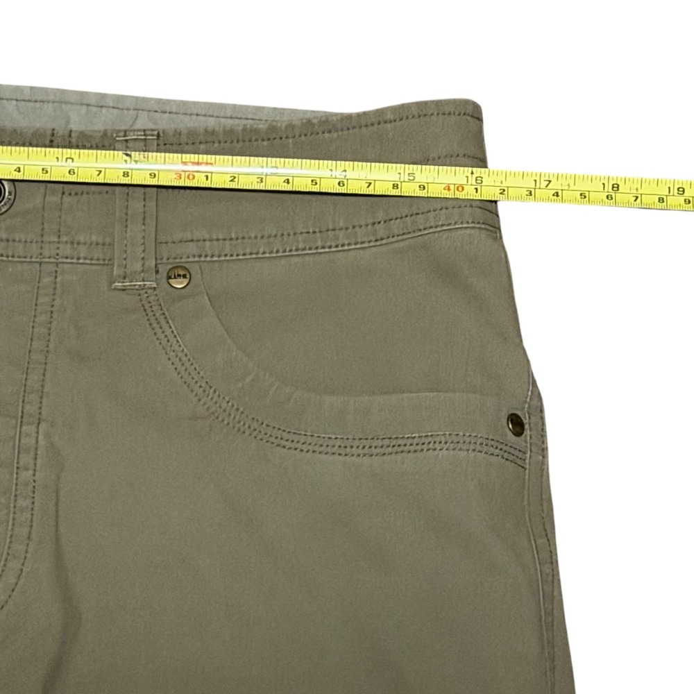 Kuhl Revolvr Khaki Tan Vintage Patina Dye Hiking Work Pants Mens Size 32x32 - Picture 13 of 14